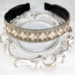 全品1000円🎉 11/15まで ☆インド刺繍リボン カチューシャ No.e039