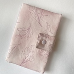 韓国風イラストのお薬手帳・通帳ケース ピンク