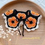 【pekichan様専用】*ワンちゃん用鍵編みHalloweenつけ襟*