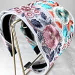 ★1000円🎉 12/31まで☆インド刺繍リボン カチューシャ No.f034 グリーン^_^、