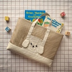 テディとわんこのレッスンバッグ【無地】