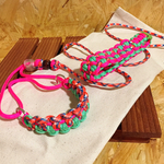 パラコード【小型犬用】オシャレ可愛い個性的♡首輪一体型リード(チョークタイプ)