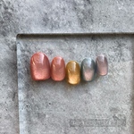 🌄 朝焼けカラー マグネットネイル