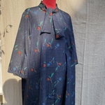 着物リメイクチュニックワンピース