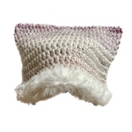 猫耳ニット帽 ふわふわピンク