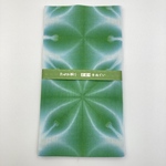 京都絞り染めの伊勢木綿手ぬぐい生地/~新緑~