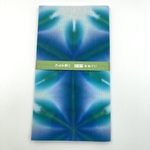 京都絞り染めの伊勢木綿手ぬぐい生地/~納戸色~