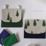 【緑×木】シンプルつけポケット