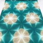 京都絞り染めの伊勢木綿手ぬぐい生地/~白橡〜