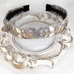 1000円🎉 1/31まで ☆インド刺繍リボン カチューシャ No.i007