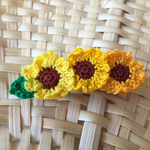 夏だ!ひまわりバレッタ【再販】