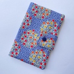 レトロ・フラワーのお薬手帳・通帳ケース