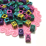アルファベットキューブビーズ 100個