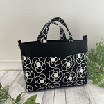 カメリア柄♡サブバッグ♡ショルダーバッグ♡トートバッグ♡バッグインバッグ♡