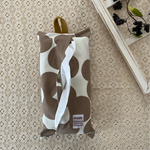 🌱エコ🌱箱なしティッシュケース 北欧アイボリーのお花