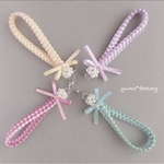 pocoron02様 オーダーページ☆ 春色♡ 金の実 リボンレイストラップ ラベンダー×藤色