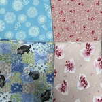 コットン生地4枚