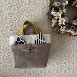 ねこちゃんといっしょ 手のひらミニミニトート