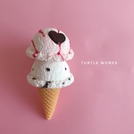 粘土で出来たアイスセット