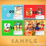 29〜32☆選べる母子手帳・お薬手帳カバー※レトロアニマル