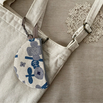 ミニポーチ 半月のかたち ミニ持ち手付き