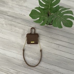 クロコ調スクエアバッグ