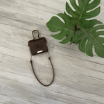 クロコ調スクエアバッグ