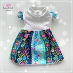 【イタグレ用犬服】バルーンに変更可⭐︎ストライプがとっても映えるゆったりワンピース⭐︎