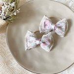 コットンレース×リバティ♡リボン