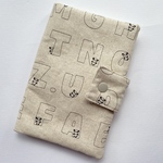 パンダ アルファベット お薬手帳・通帳ケース