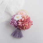 つまみ細工 髪飾り 七五三 卒業式 成人式 ヘッドドレス ヘアアクセサリー ヘアクリップ 浴衣