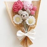 dekobo様専用ページ 枯れない花 かぎ編み 花束 毛糸