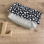 No.56 ちょこっと大きめ横入れお弁当袋 L size✳︎ダルメシアン