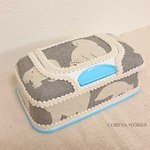 ウェットティッシュケース ナチュラル しろくま