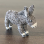 ロバ 羊毛フェルト ハンドメイド 動物 チクチク系 needlefelting