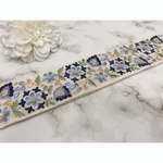 5センチ幅 刺繍リボン ハーフチョークカラー