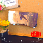 【一点もの!別プリントもOK】業界初の特殊トナー印刷!落穂ひろい本革長財布!