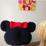 【yummy5454様専用】リボン付き大きなお耳のクマ耳帽子 2点