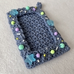 デニムカラーのトレカケース 💙blue