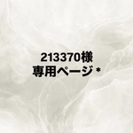 213370 様 専用ページ *