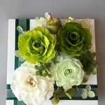 グリーンアレンジ フレーム  白