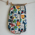 210.Mサイズ*調整不可*即納可能*胃瘻チューブ収納ポケット付き犬猫服