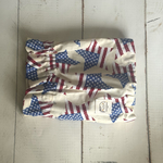 リバイバルサマーセール★アメリカン星柄 オフホワイト 犬用スヌード 中型犬用スヌード