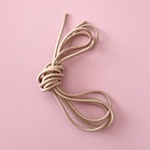 付け替え用🎀omocheekオリジナルロングゴム🧸ベージュ