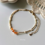 金木犀┊秋色ブレスレット