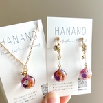 大人のハロウィンピアス・イヤリング レジン アレルギー対応