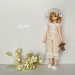 リカちゃん服 ブライス服 ナイティ ミルクを飲んでおやすみ🌙🥛