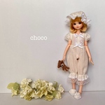 リカちゃん服 ブライス服 ナイティ ミルクを飲んでおやすみ🥛🌙