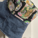 すっぽり帽子#ユキエモン☆チェリッシュ☆ネイビー#リバーシブル#