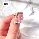 【SALE・10月末で販売終了】桜のイヤーカフ【オレンジ】SAKURA・さくら